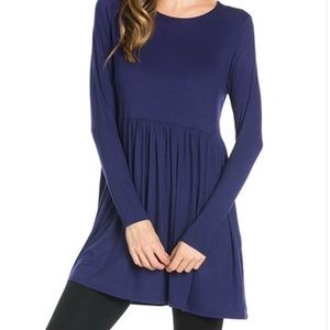 Navy blue tunic